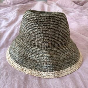 Woven Straw Lantern Hat